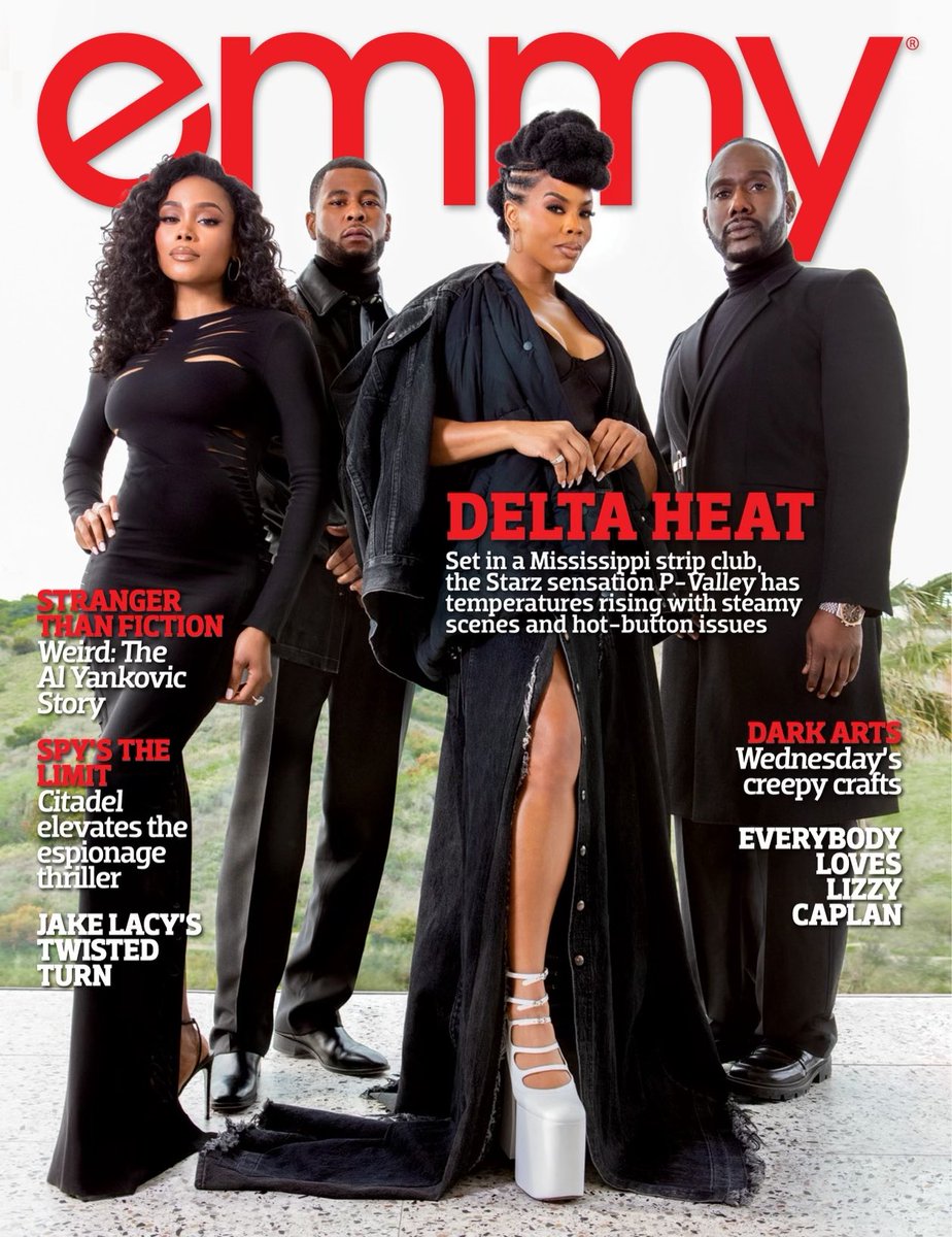 We’re on the cover of EMMY MAGAZINE🙏🏾🎉🖤 #pvalley