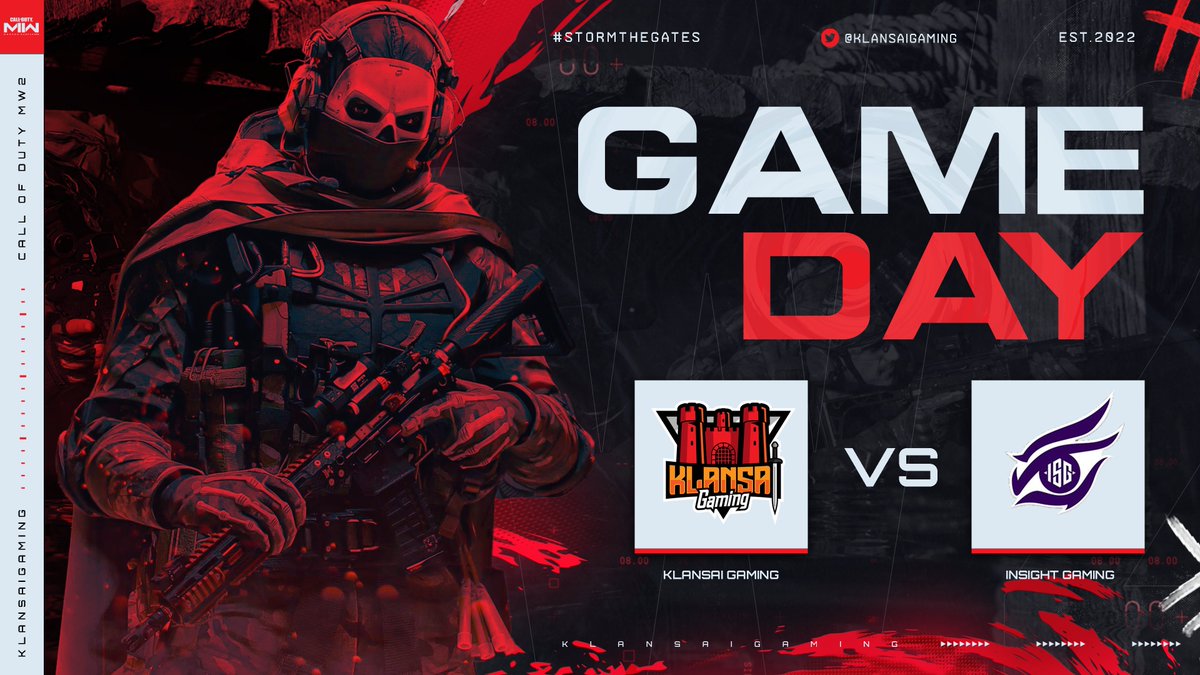 ⚔️GAME DAY⚔️

@XP_Europe playoffs start tonight for KlanSai Gaming as they take on @InsightGaming__ in Winners Round 1!

⏰9pm
📺Player POV - twitch.tv/scrobbie_

Roster:
⚔️@Aloyy__ 
⚔️@ZyrroEU 
⚔️@DarrenRobbie8 
⚔️@notkiosku 

@ZGameEnergy 
#StormTheGates