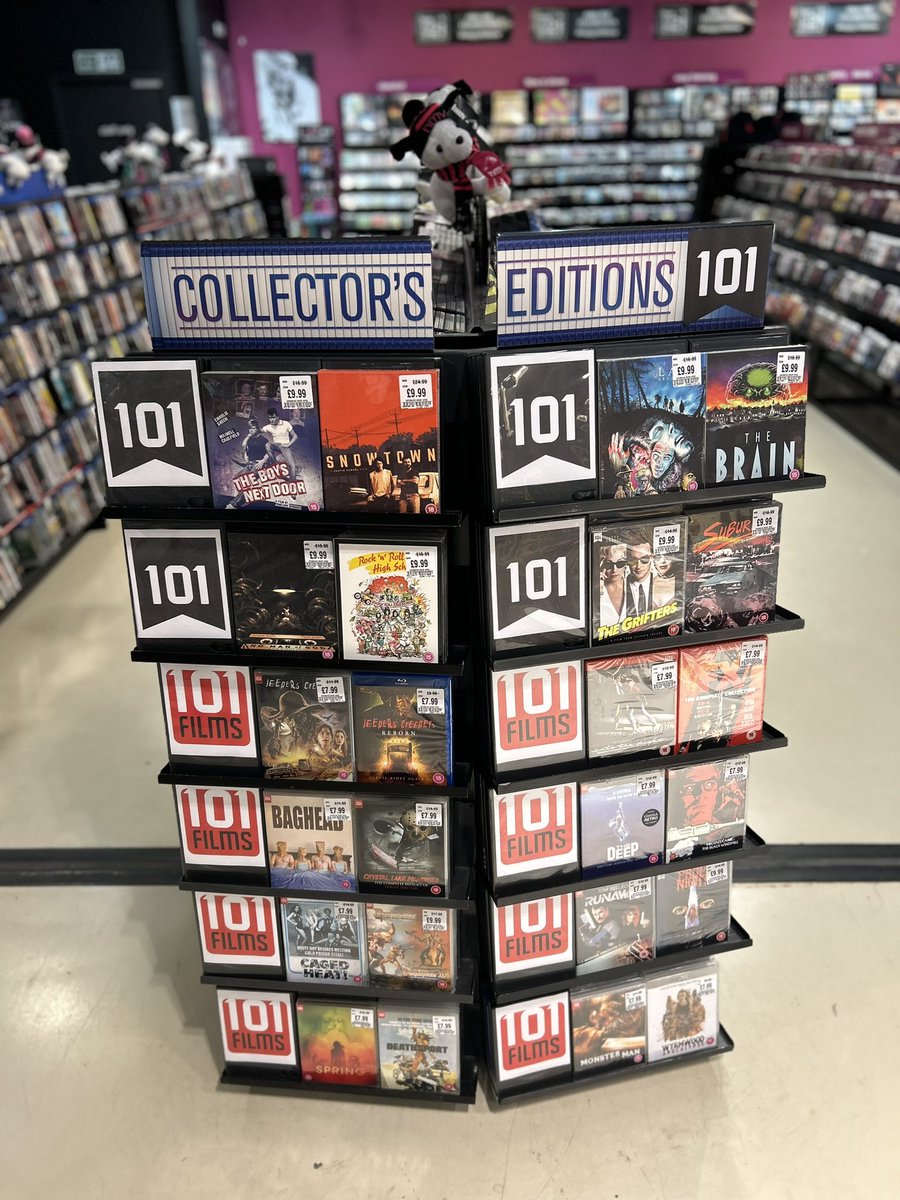 hmvRedditch's tweet image. NEW offer! 
Some great prices on @101FilmsUK #CollectorsEditions #BluMonday #101Films #BluRay #MovieMonday #hmvForTheFans