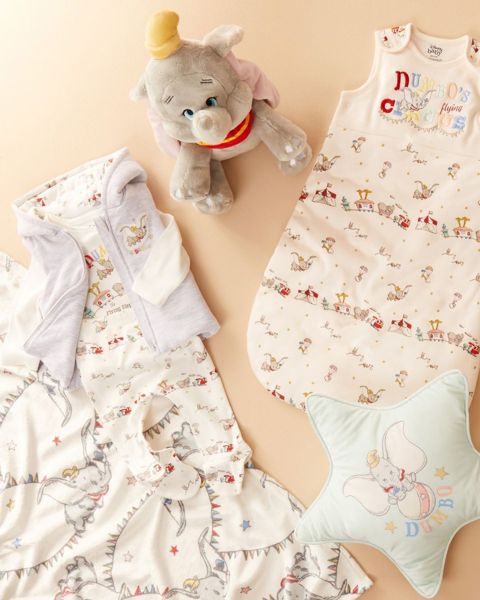 review__product's tweet photo. Nothing says adorable like Disney's Dumbo 🐘 🤍 

#Primark #PrimarkKids https://t.co/uwfKzg79XG