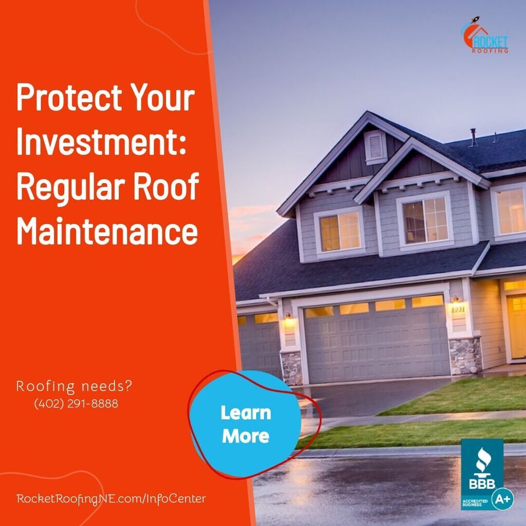 Maximize the lifespan of your roof with regular inspections and timely reroofs. 🏠 Check out our latest blog post (ift.tt/sko7zFe) to learn how Rocket Roofing, your trusted #Omaha and #Papillion roofing company, can help safeguard your home. #RocketRoofing #RoofInspec…