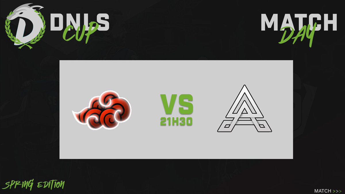 🏆 DNLS League | Spring edition 🏆

PLAYOFF - Small-finals 

🗓 Tonight
🕓 21h30 (CET)

@outsouki 🆚️ <a href="/Team1Project/">Team Project</a>

🎙 <a href="/GameAnge/">ANGE NOIR GAME</a>
🔗 twitch.tv/angenoirgame?s…

GLHF aux deux équipes ! 💪

#DNLSCUP