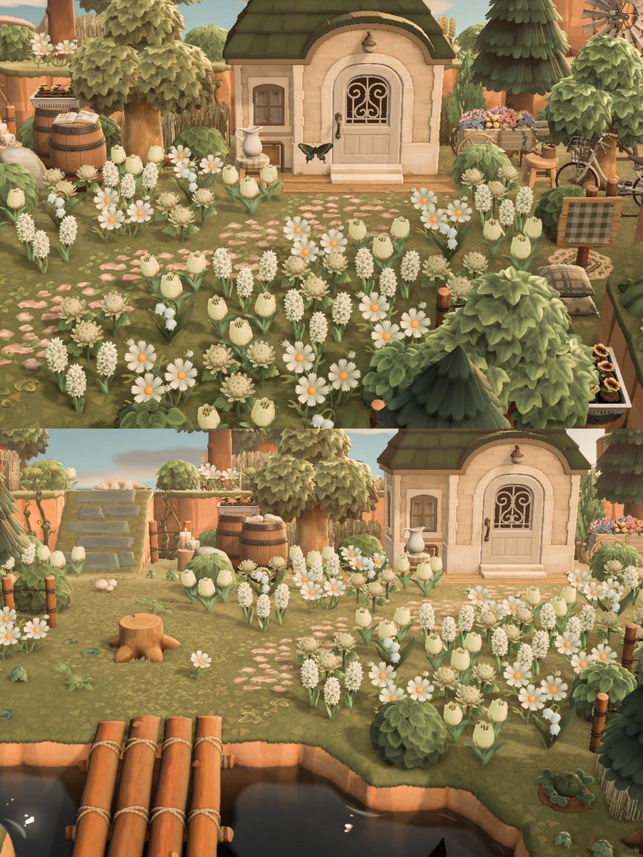 Bunnie’s flower garden🌿🤍

#acnh #animalcrossingnewhorizons #animalcrossing #acnhinspo #acnhdesign