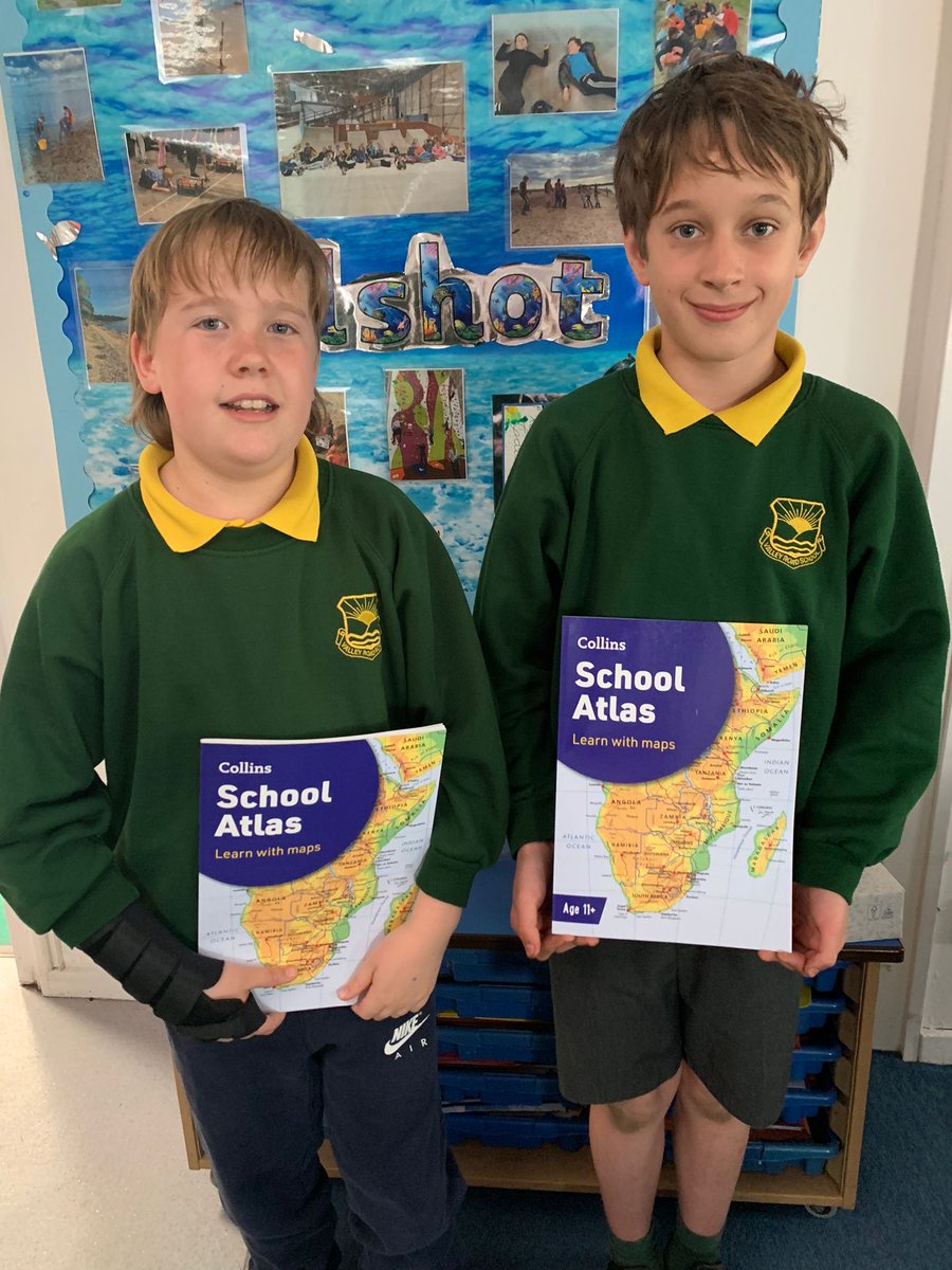 Our lovely new books that have arrived for the KS2 library! Thanks to #valleyrdpta and all the children who took part in the Amazathon…and parents, grandparents, neighbours and friends who sponsored them! It will be amazing to have the lovely atlases for geography lessons too!