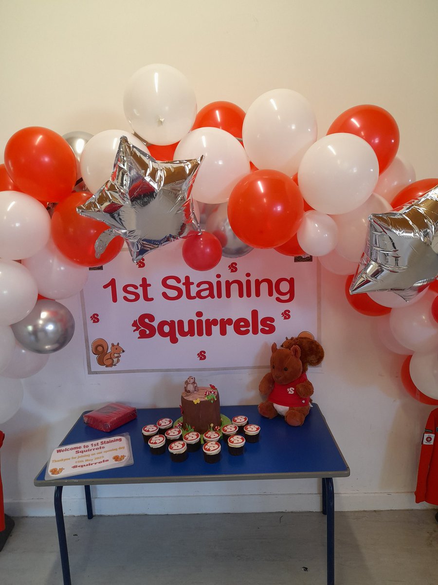 DaSilvaVictoria's tweet photo. Delighted, and so very proud, to join with the 1st Staining Squirrel Scouts at their very first Drey meeting. Brilliant activities with lots of fun and laughter.....plus delicious cake. @BlackpoolScouts @WestLancsScouts @1stStaining https://t.co/IyWQp1ARHN