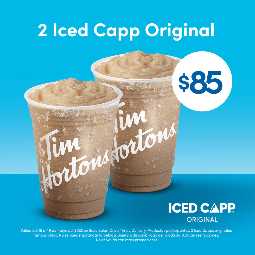 Tim Hortons Mexico on Twitter "¿Antojo de algo refrescante? Disfruta