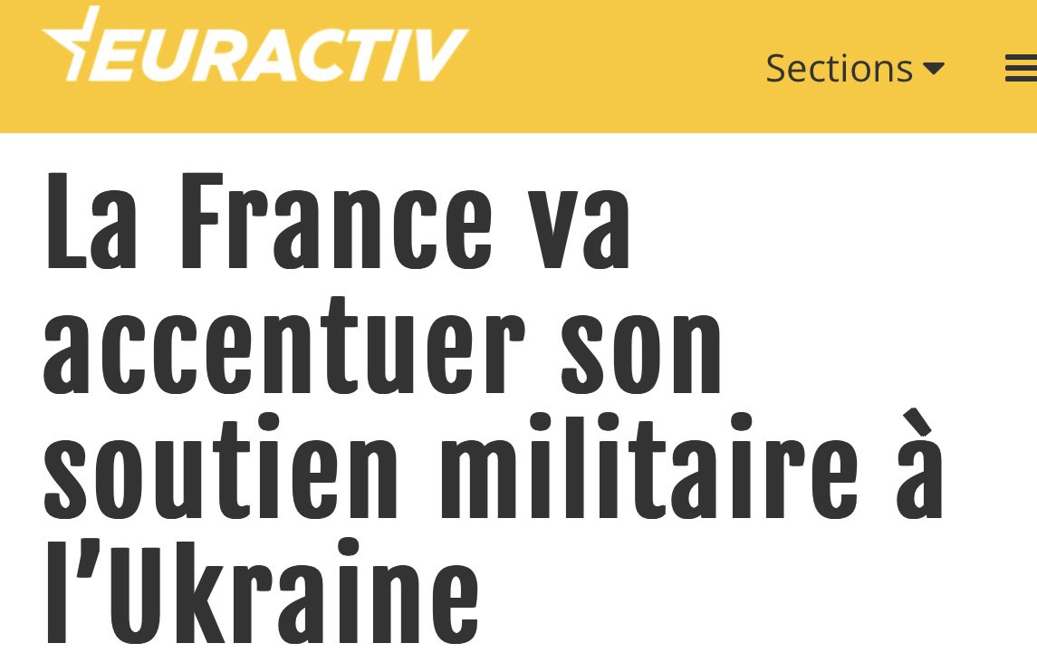 f_philippot's tweet photo. « La France va accentuer son soutien militaire à l’Ukraine » !

Cette annonce de #Macron est folle au moment même où il nous dit qu’on ne pouvait pas financer les retraites !

Ça relève de la perversité et du suicide et ça doit être stoppé. 
Députés, exigez un vote ! https://t.co/5E6vU0ExRY