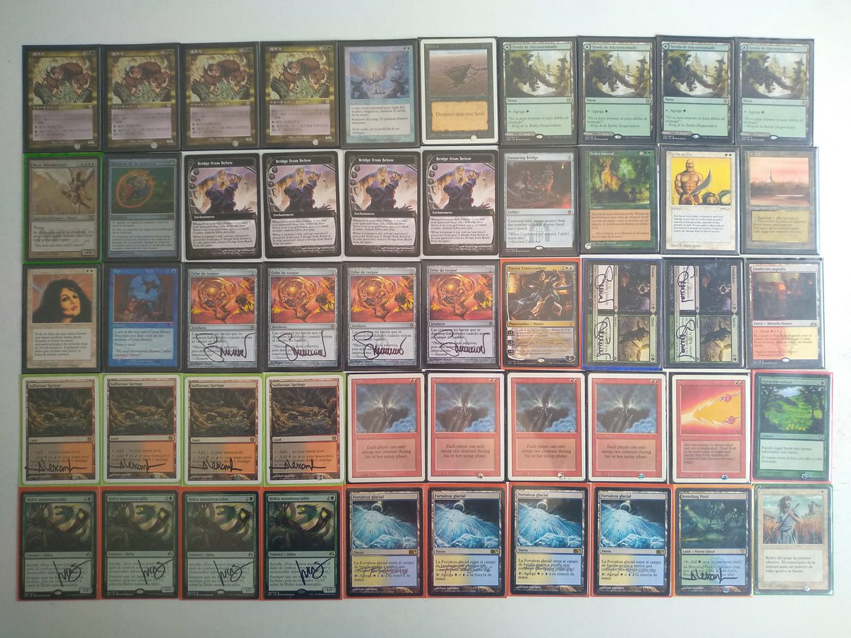 All on sale.
Shipping worlwide.
Cheap prices.
Old School, Legacy, Vintage, Premodern and Modern stuff.
Plenty of signed and foil cards.
Any question private messages are open.
RTs are HIGHLY appreciated :)