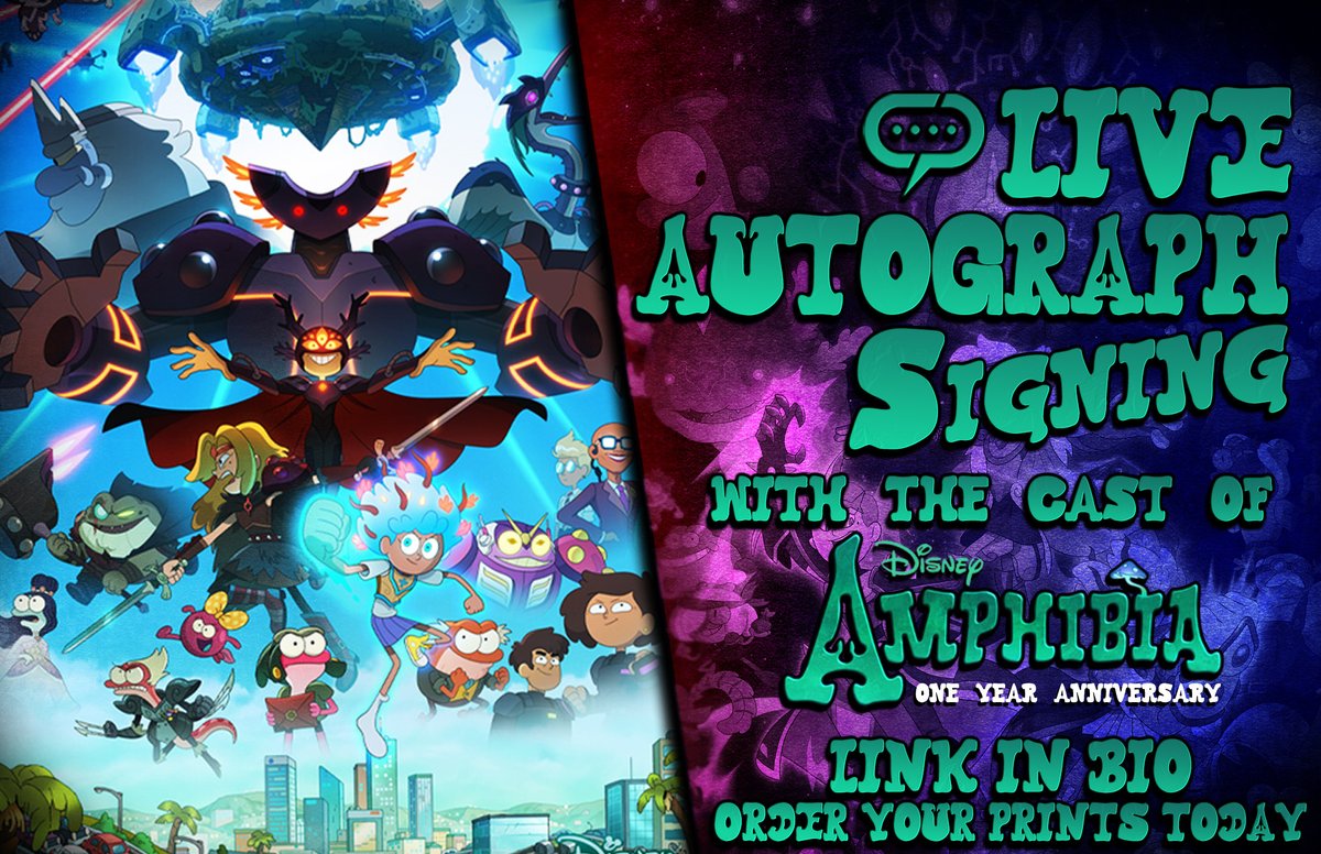 Streamily (@streamilylive) on Twitter photo 1 Year Anniversary Signing with the cast of Amphibia!!!! <a href="/Radrappy/">Matt Braly</a> <a href="/MandyPandyLeigh/">Amanda Leighton</a> <a href="/justinfelbinger/">Justin Felbinger</a> <a href="/GoofyBill/">Bill Farmer</a> <a href="/lberzins_voices/">Laila Berzins VO</a> <a href="/ZehraFazal/">Zehra Fazal</a> <a href="/edenriegel/">Eden Riegel</a>
Order your prints today at ow.ly/oZ6w50OgSeS
#Amphibia #Disney #Autograph 1 Year Anniversary Signing with the cast of Amphibia!!!! <a href="/Radrappy/">Matt Braly</a> <a href="/MandyPandyLeigh/">Amanda Leighton</a> <a href="/justinfelbinger/">Justin Felbinger</a> <a href="/GoofyBill/">Bill Farmer</a> <a href="/lberzins_voices/">Laila Berzins VO</a> <a href="/ZehraFazal/">Zehra Fazal</a> <a href="/edenriegel/">Eden Riegel</a>
Order your prints today at ow.ly/oZ6w50OgSeS
#Amphibia #Disney #Autograph