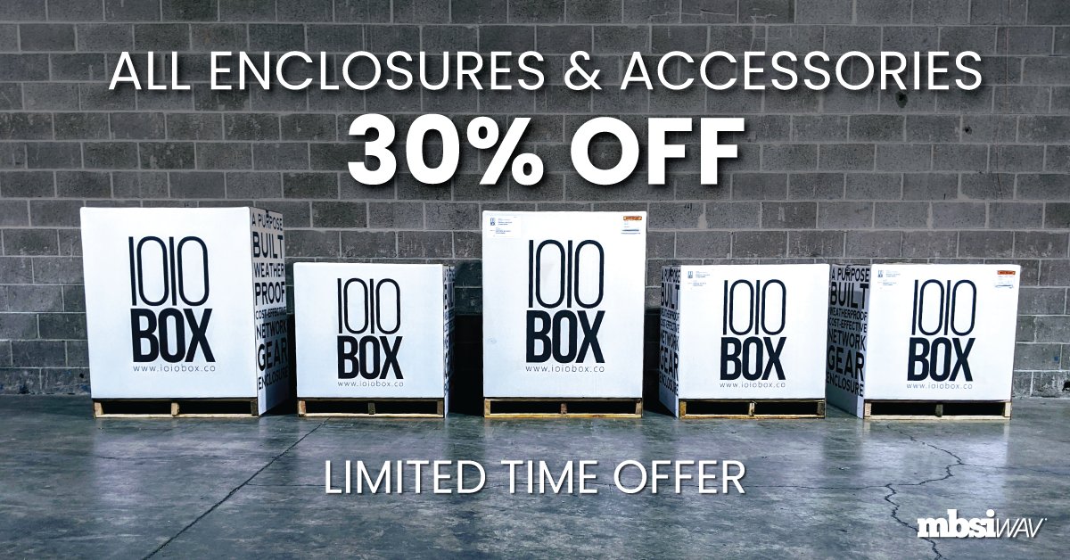 mbsiwav's tweet image. Ready to take your network to the next level? @ioioboxco has got you covered! For a limited time only, get 30% off on all their enclosures and accessories. Protect your gear in style and upgrade your setup with ease.

Request a quote here: bit.ly/3Mh98yI

#IOIOBox #WISP