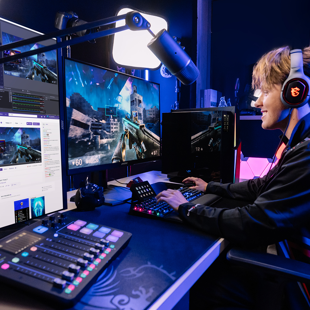 MSI_Latino's tweet photo. ¿Quieres sentirte bien mientras realizas streams?? No hay problema, tenemos una genial iluminación RGB, los mejores juegos, un monitor y una PC potente.
Para más ideas de stream: https://t.co/kk7vQFW0ph
#MSIStreamerHub #StreamingPC https://t.co/raLPFKJCLC