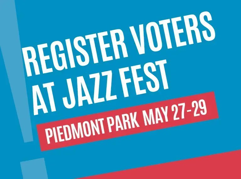 Help register voters at Jazz Fest (May 27-29). Sign up for a 2-hour shift here: buff.ly/3BsML3a #LWV #Vote #RegistertoVote