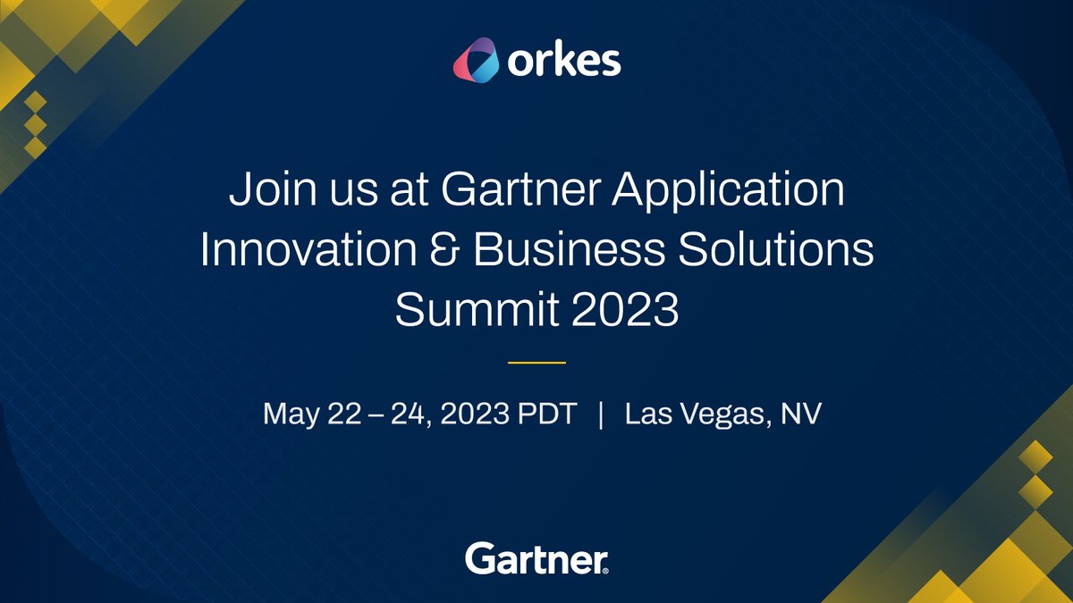 orkesio's tweet photo. Excited to join the @Gartner_inc event! Join #Orkes from May 22-24, 2023 in Las Vegas for the Application Innovation &amp; Business Solutions Summit.  Let's meet! - https://t.co/AabPfn24B3 

#GartnerAPPS #microservices #orchestration #application https://t.co/9FruxDRQYN