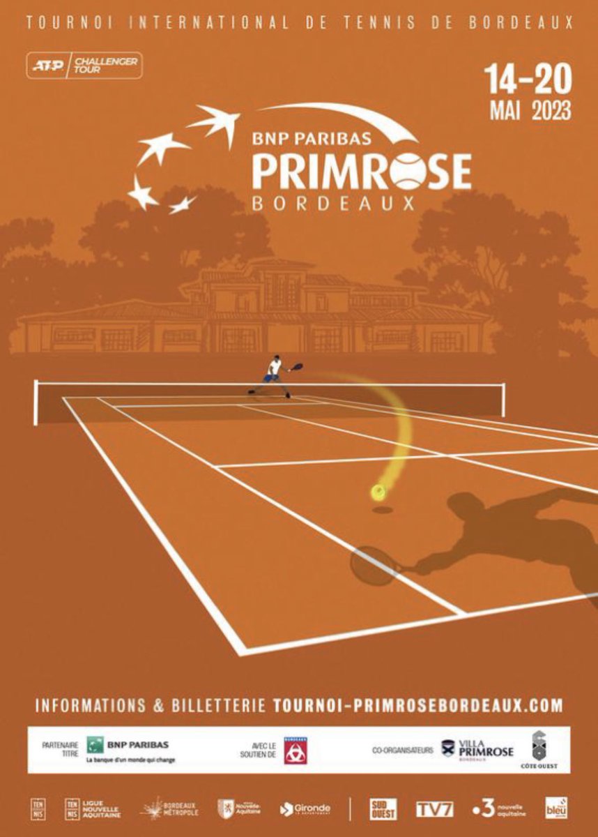 Du haut-niveau et de très belles affiches en perspective pour le tournoi @BNPPprimrose 2023 !

Ravi de retrouver le Président Emmanuel Cruse et toute l'équipe de #Primrose au bord des courts.

Bonne semaine aux joueurs, aux bénévoles et à tous les passionnés de tennis !