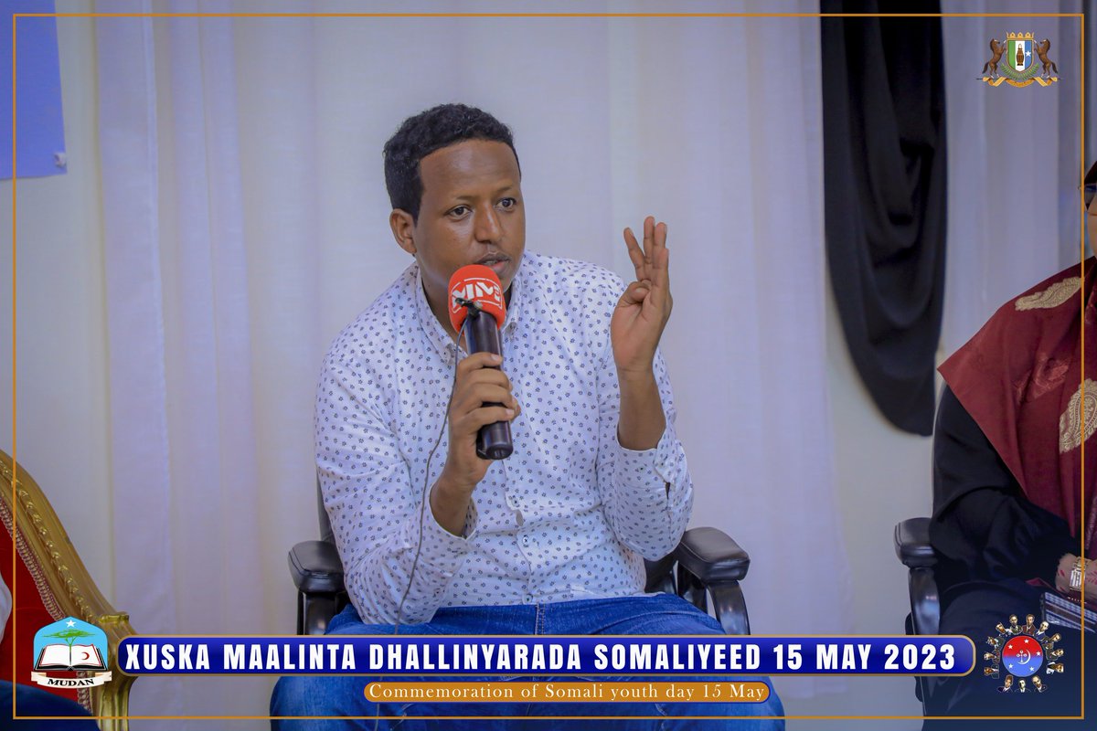 MUDAN_Network's tweet photo. As a ministry, we are dedicated to enable youth to take their role in participation in the political system,  we are proud to see that the majority of registered voters are youth.
@JamaHassan Director General  @Molyspuntland 
@UNSomalia
#SomaliYouthDay https://t.co/lxb5c3tF34