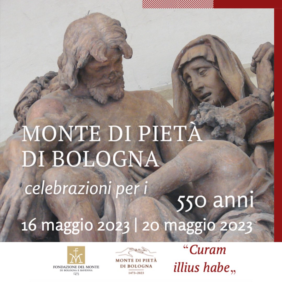 FondazioneMonte's tweet photo. Appuntamento a domani con i 550 anni del #MontediPietádiBologna

Ore 17:00 celebrazioni all’#OratorioSanFilippoNeri

Ore 18:30 presentazione di #Ostrakon nelle sale della #FondazionedelMonte 

Scorri e scopri il programma completo! https://t.co/Em1841eTDq