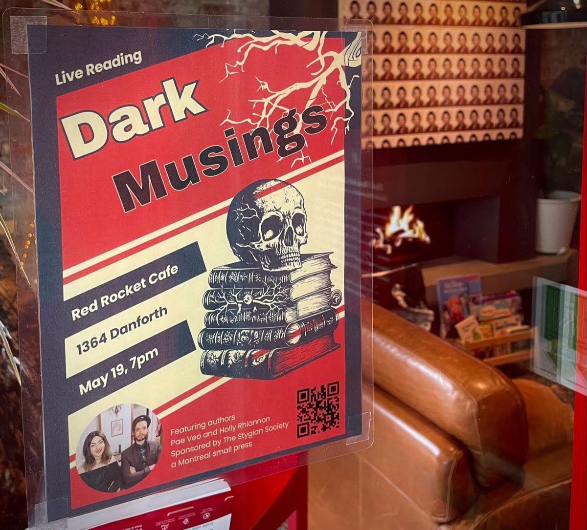Join <a href="/Pae_Veo/">PaeVeo</a>  and I this Friday at 7pm in TORONTO! We are so excited to be reading at <a href="/redrocketcoffee/">Red Rocket Coffee</a> on Danforth (1364), a vibrant and favourite spot of my Uncle's before he passed last summer. It feels right to debut here :)
RSVP + more info: fb.me/e/3ElWMieYV