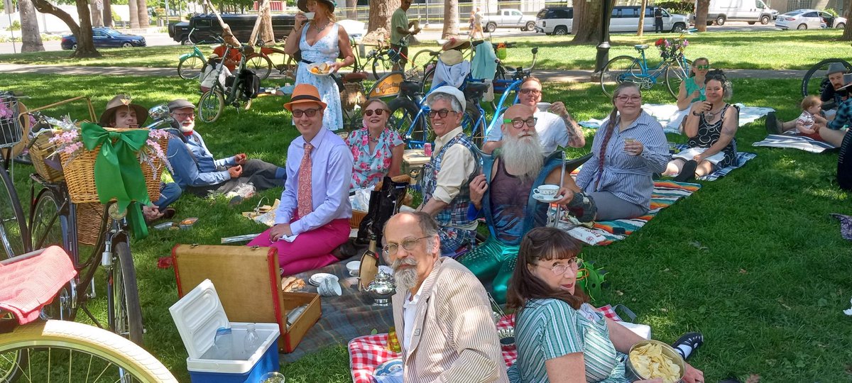 All dressed with a place to go! The annual spring tweedy ride turned out the most dapper cyclists in Sactown. Thank you to our partners and everyone who showed up and showed out. Don't miss out on all the fun events going on this May. Visit mayisbikemonth.com