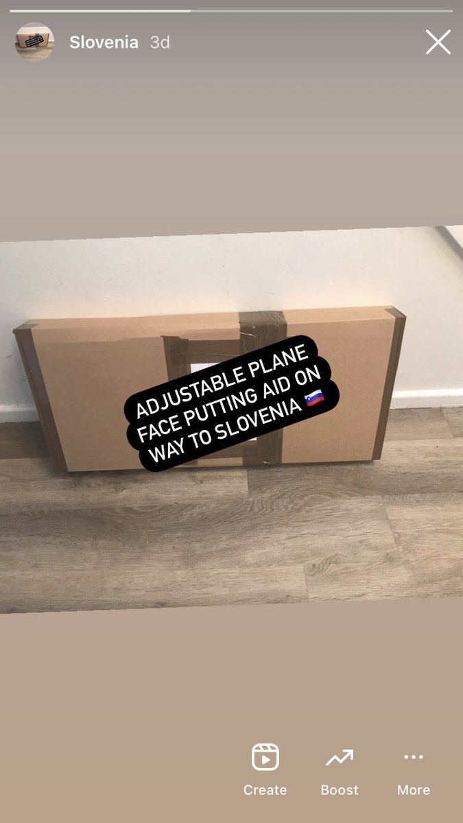 planefacegolf's tweet image. The first Plane Face Putting Aid on its way to Slovenia 🇸🇮 

We can ship anywhere around the world (sent with Fed Ex). If you are from outside the U.K. and require a shipping quote please email planefacegolf@gmail.com or send a DM on social media. 

#puttingaids #golf