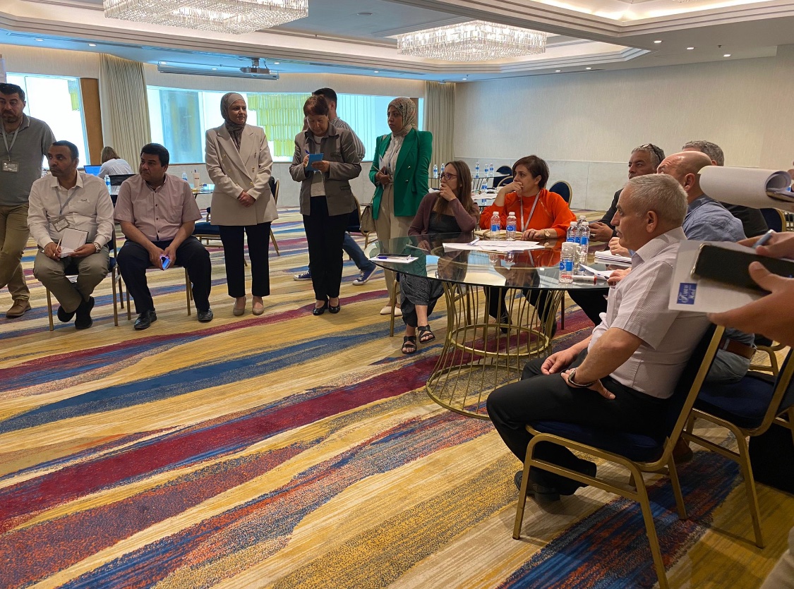 📌The 2nd #InnovationCamp in🇯🇴Jordan was a success!🎆We worked together to co-design tangible solutions for Non-Conventional Water Resources💧♻️🌱 In just 2 intense days, we achieved an integrated vision of #WaterGovernance, supporting the #ufmwateragenda Arab Water Council (AWC)