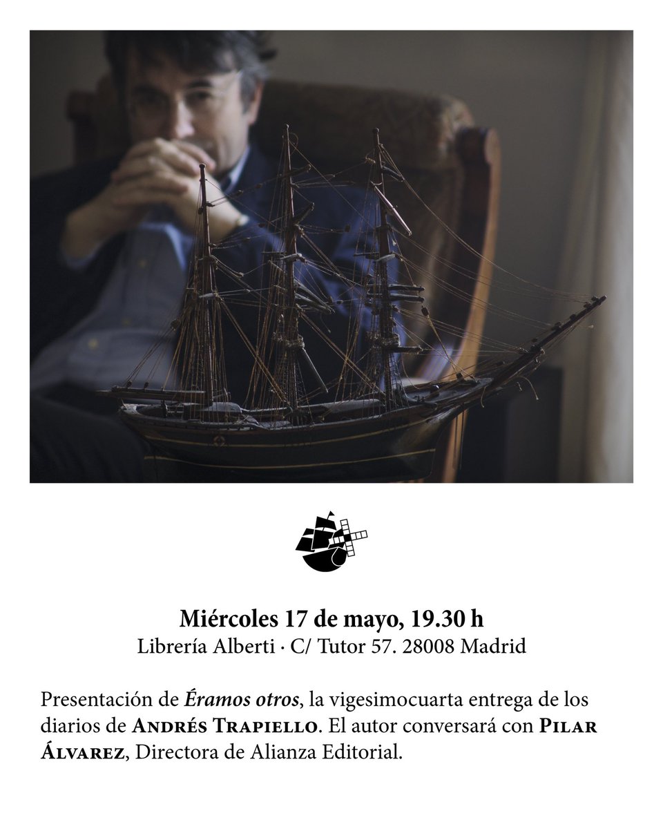 El próximo miércoles os esperamos en <a href="/LibreriaAlberti/">Librería Alberti</a> !!!

<a href="/TrapielloAndres/">AndrésTrapiello</a> @pilar_as