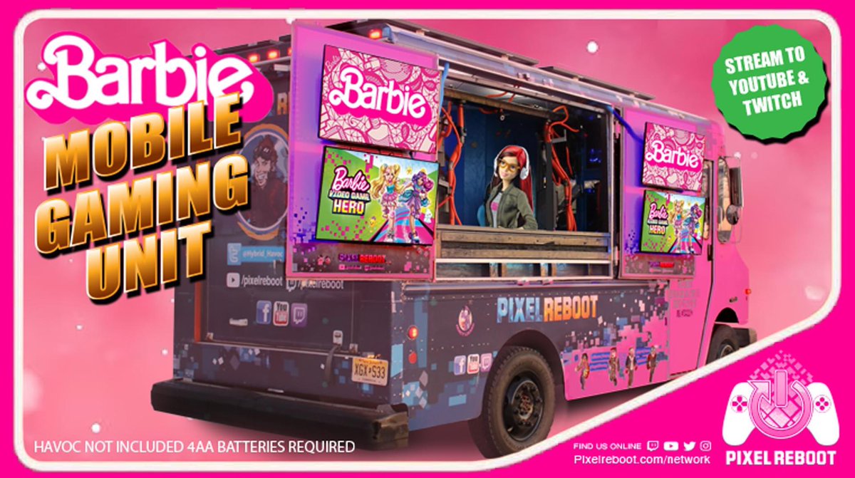 Hybrid_Havoc's tweet photo. I couldn't resist it.
#Barbie #gamer #pixelreboot https://t.co/p1aIVaYlwc