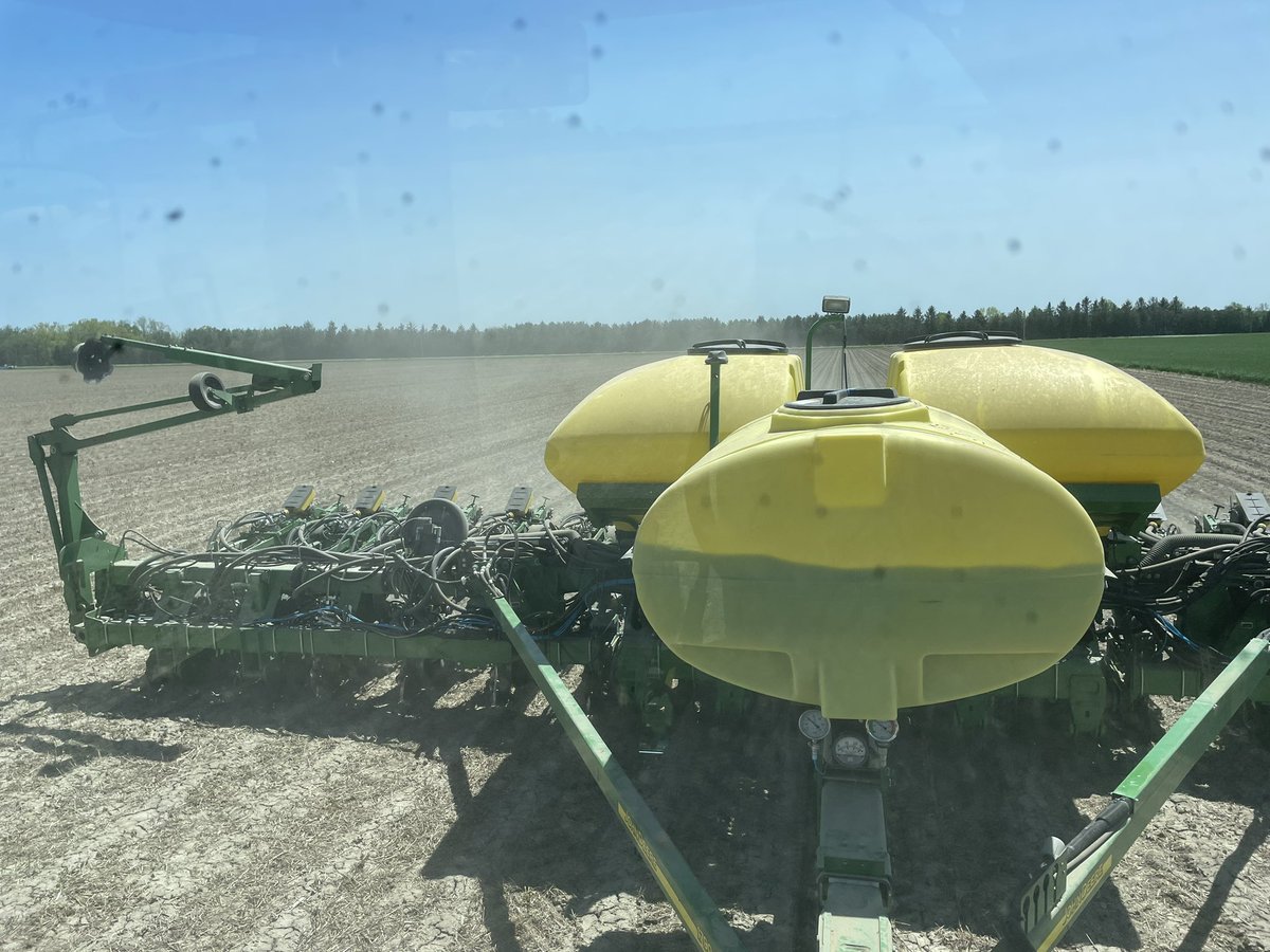 Some @PRIDESeeds going in on some clay strips by @dovercroppin