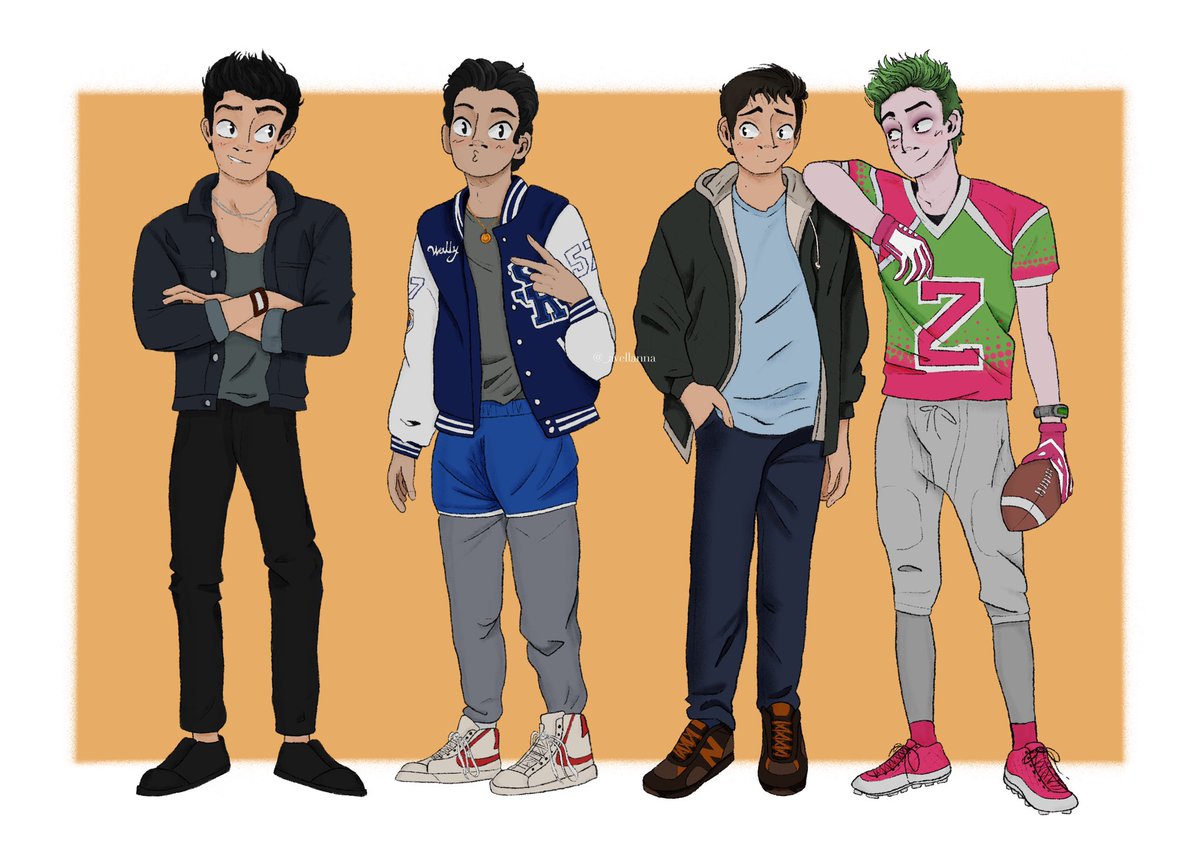 _avellanna's tweet image. I watched School Spirits recently and this is now a Wally Clark stan account ✨

And since I can't stay still, here are some of @MiloManheim's characters (I love them) 

#fanart #schoolspirits #DoogieKamealohaMD #prompact #ZOMBIES