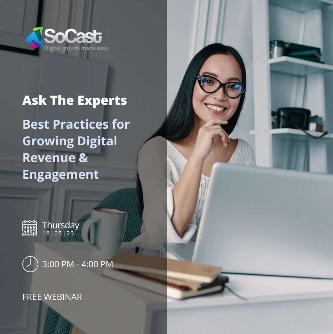📣 Attention digital content creators &amp; sales professionals!
Learn insider tips &amp; strategies for driving digital revenue growth &amp; maximizing audience engagement during our upcoming webinar "Ask The Experts".  Register here: bit.ly/3BqAgVR