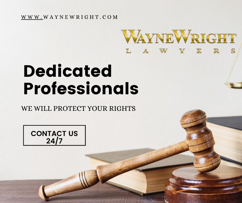 You can always count on Wayne Wright Lawyers as the most dedicated professionals who will always fight their hardest to protect your rights. 

#WAYNEWRIGHT #personalinjurylawyers  
#caraccidentlawyer #CallUsToday