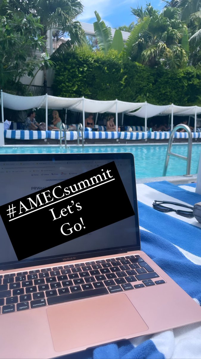 stellabayles's tweet image. We’re in Miami for the #amecsummit! Looking forward to seeing the worlds best #PRmeasurement people, learning &amp;amp; sharing our PR research results on data literacy in PR! Catch me at 2:25pm tomorrow. If you’re not at the event make sure you follow @coveragebook to get the stats live