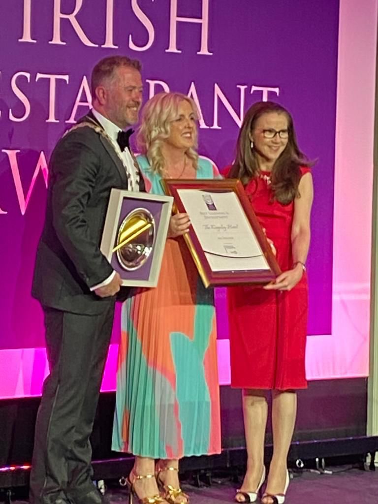 Congratulations to the <a href="/KingsleyHotel/">The Kingsley</a>, winner of the <a href="/restawards/">IrishRestaurantAward</a> ‘Best Learning and Development Award’ this evening, sponsored by the Restaurant &amp; Hospitality Skillnet. Presented by Skillnet Ireland Communications and Policy Director <a href="/TraceyDonnery/">Tracey Donnery</a>. #FoodOscars #EUYearofSkills