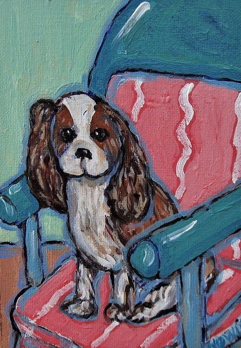 BrookeHowie's tweet photo. New artwork for sale! - "King Charles Cavalier Spaniel" - https://t.co/d1jVqNxuoG @fineartamerica https://t.co/Sa1FsiQCgL