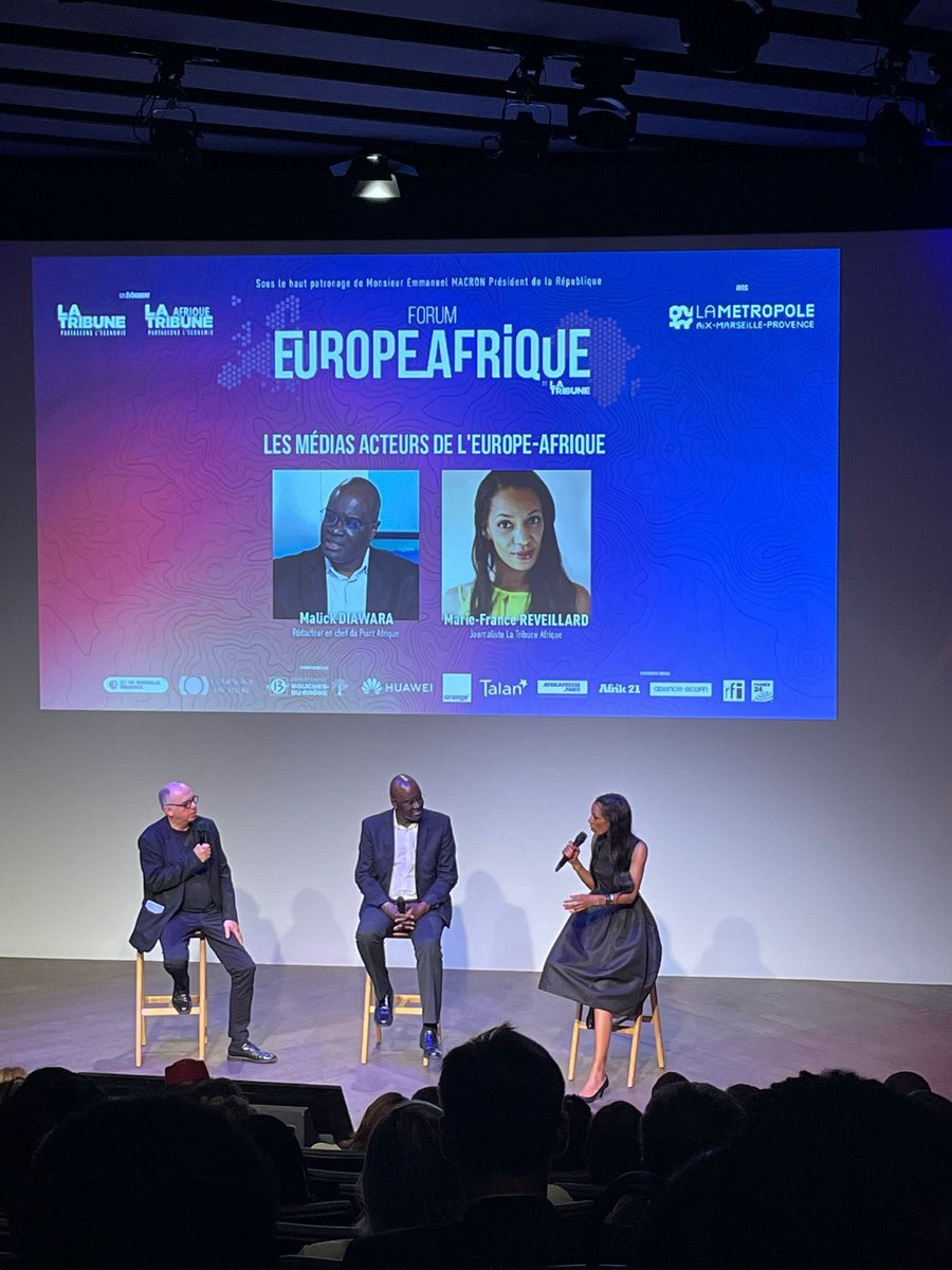 Les industries culturelles et les médias des continents européens et africains se sont donnés RDV ce soir au #ForumEuropeAfrique au <a href="/Mucem/">Mucem</a>  dans le cadre de la quinzaine Europe-Afrique 🌍

🎥 Revivez ces séquences en replay mercredi sur nos RS

Un event <a href="/LaTribune/">La Tribune</a> &amp; <a href="/AMPMetropole/">Métropole Aix-Marseille-Provence</a>