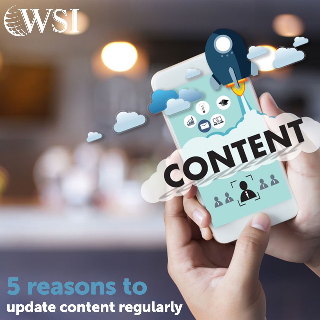 Regular #content updates are a must. Here's why:

1. Improve SERP rankings
2. Demonstrate your authority
3. Keep your audience in the know
4. Improve your marketing funnel
5. Build brand awareness and visibility

Read more at wsitopwebdesigners.com/blog/5-reasons…