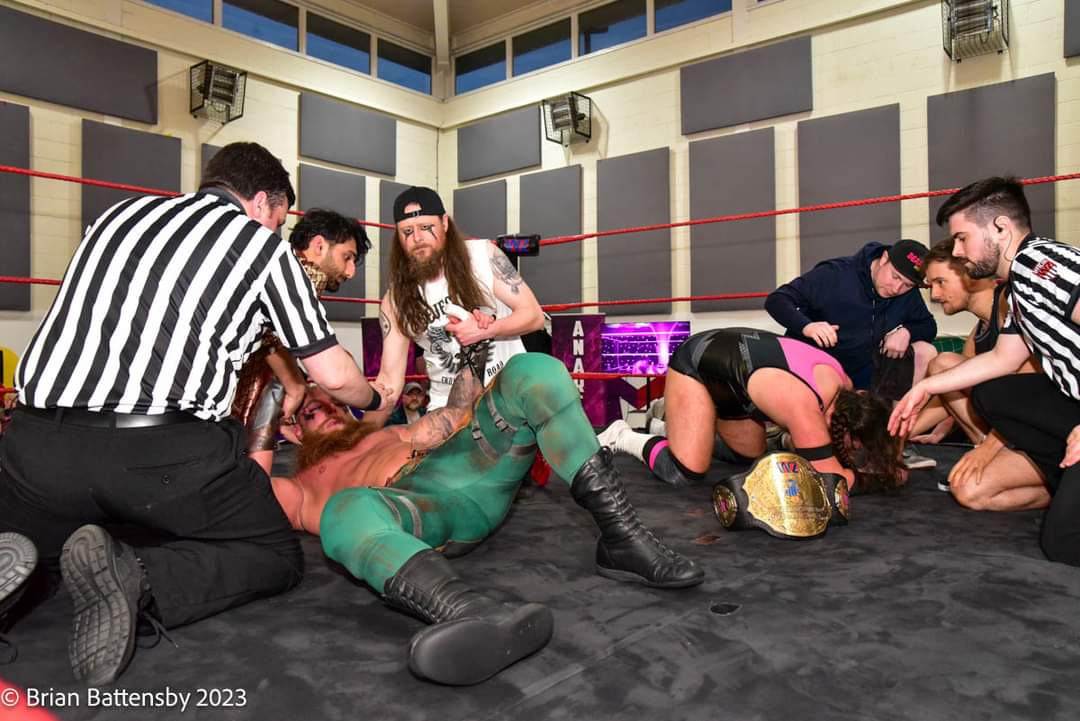 CalebValhalla's tweet image. Two warriors leaving it all in the ring

#GraniteRoad