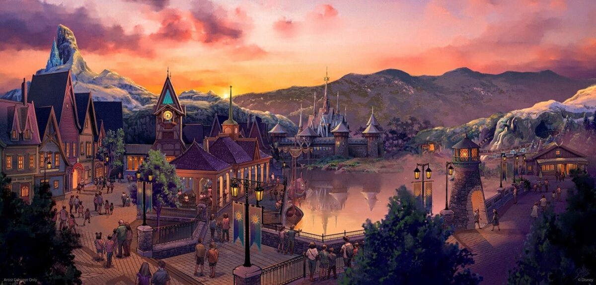Disney Revela Mês de Inauguração para 1ª Área Temática Inspirada em “Frozen”