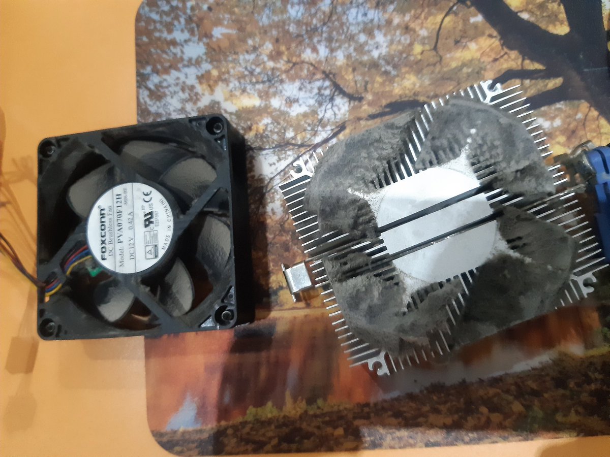 ifixelektronika's tweet photo. Zamjena temalne paste i ciscenje prasine nakon 8 godina.
#ifixelektronika https://t.co/YDk5PsjPch