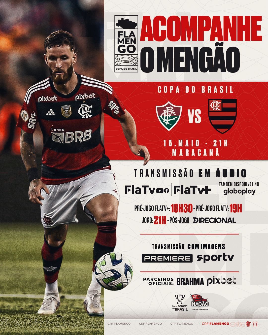 FLAMENGO X FLUMINENSE, PRÉ-JOGO COM IMAGENS, COPA DO BRASIL 2023, #live