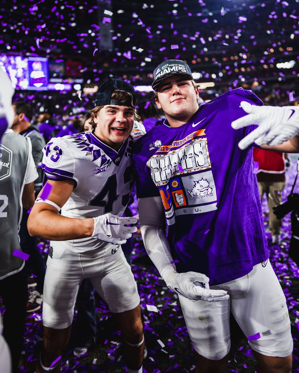 Crazy First year onto the next‼️ <a href="/TCUFootball/">TCU Football</a> #tcu #gofrogs #natty #fiestabowl