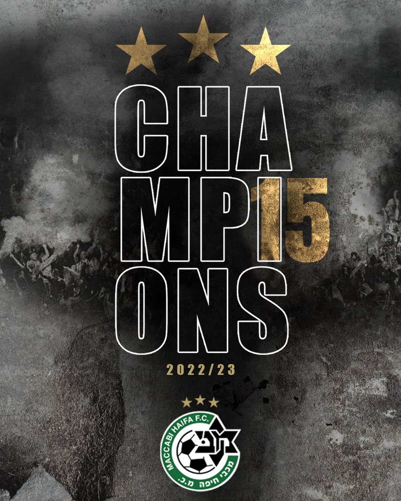 mhfootballclub's tweet photo. יש אליפות 🟢 יש כוכב ⭐️
#CHAMP1O5S #אלופתהמדינה #maccabi https://t.co/Y0HQI04mSN