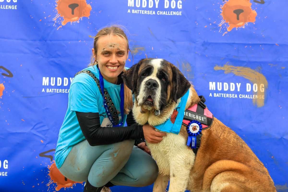 lauraclarke_rd's tweet image. We raised a total of £180 for @Battersea_ completing the #muddydogchallenge this last weekend! 🐾✨🤍💦 huge thank you to those who donated!