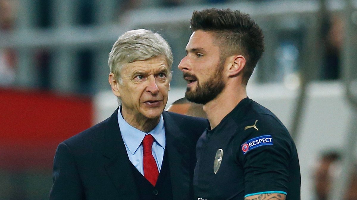 🎙️ Arsène Wenger on Olivier Giroud: “We must kneel before the career that he has had. Absolutely nothing was given to him.”