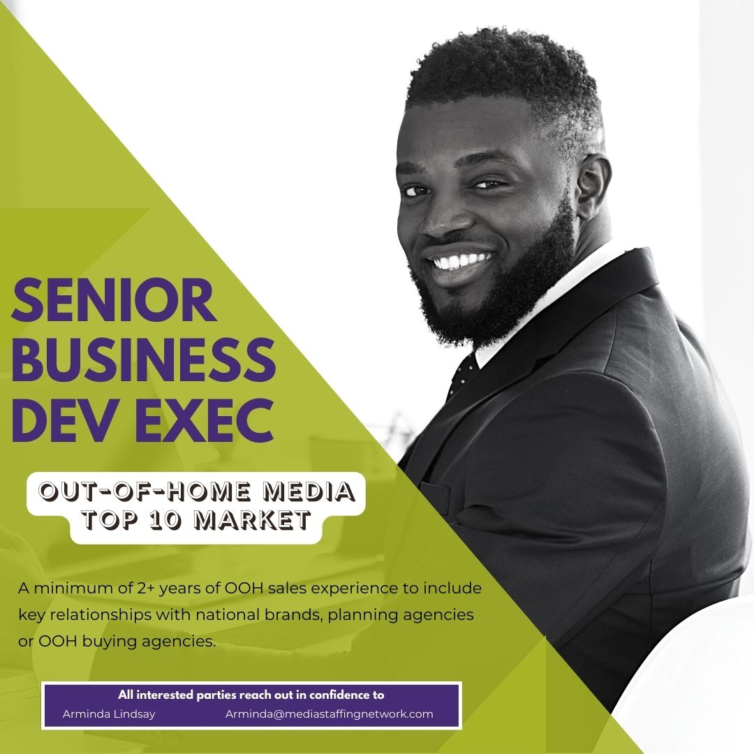 A well-respected, family owned out-of-home media organization is rapidly growing and looking for an experienced Business Development Executive to drive demand and generate local ad sales. More details ➡️ bit.ly/3M3IIiL