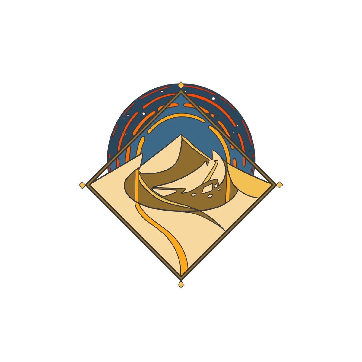 sunshinescrbbls's tweet photo. warp screens in color #4: Hypostyle Desert 🏜️ https://t.co/OLYRUmA0vZ