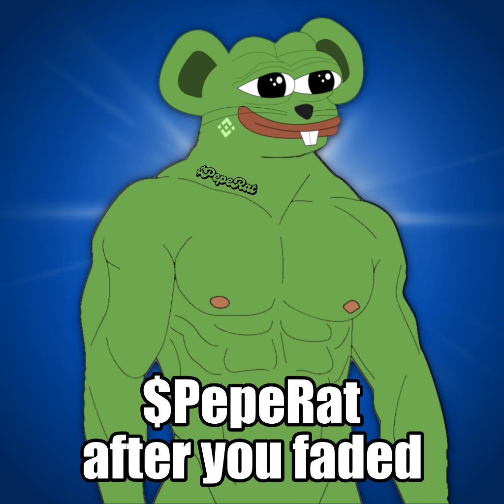 Just doing some cheese-ups! Getting strong for the next leg up! 💪🐭🧀🚀 #PepeRat #BNB