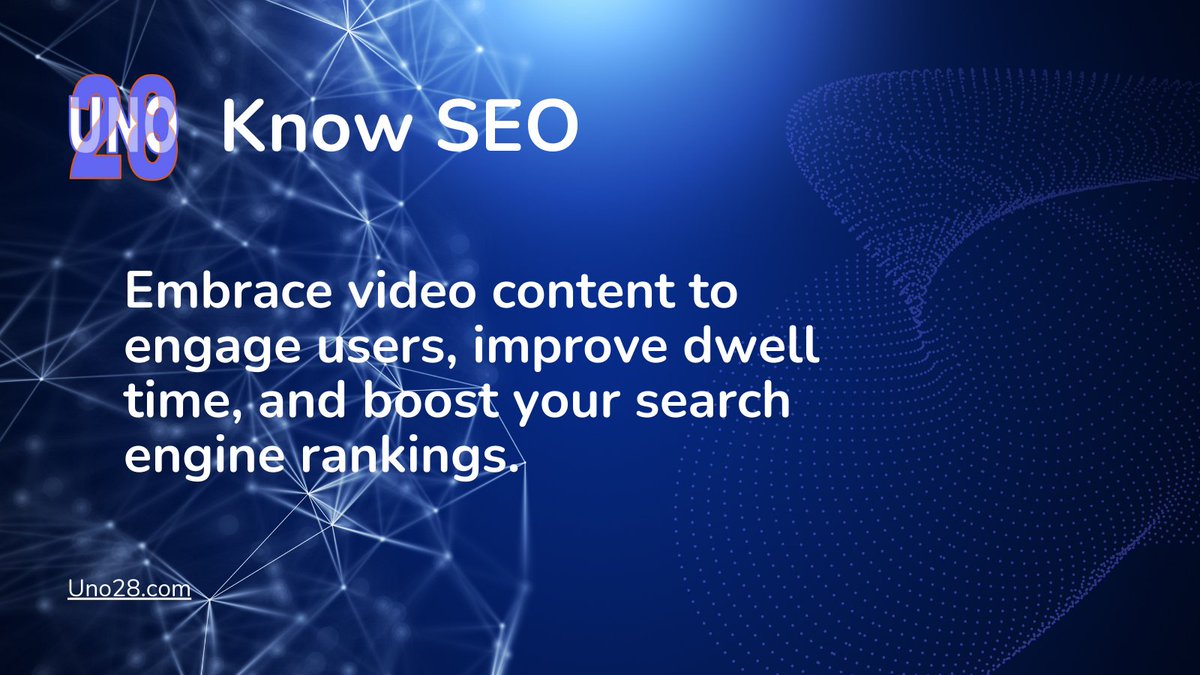 gcman105's tweet photo. Embrace video content to engage users, improve dwell time, and boost your search engine rankings. https://t.co/dbwyGTCejc https://t.co/lJG1j9E46f