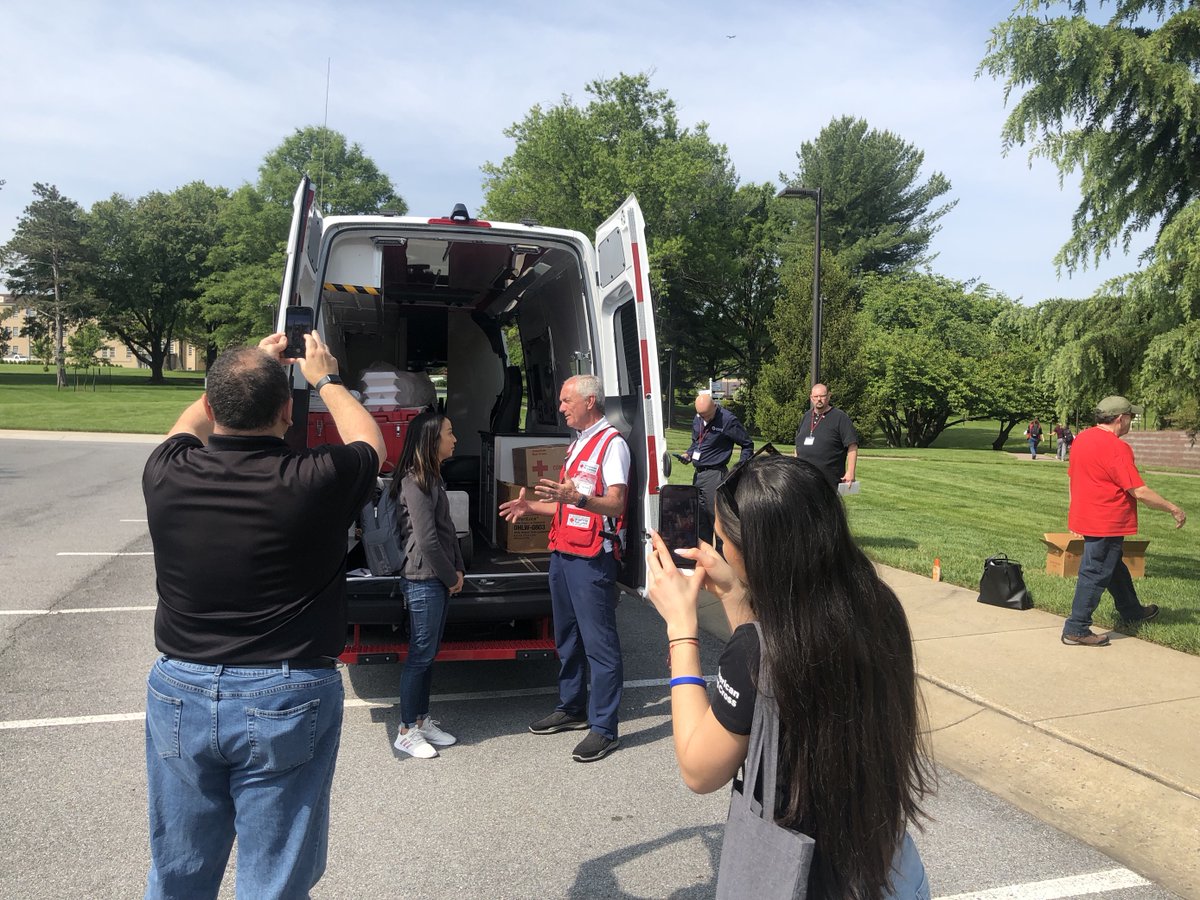 GARedCross's tweet photo. ✨Check out the highlights from our 1st One Red Cross Communications Academy! Our group of communicators from across the country met &amp; spent last week together in DC to learn &amp; grow. We did a disaster simulation with Red Cross volunteers serving as actors. #ORCCA #RedCross https://t.co/qIkgmlvnys