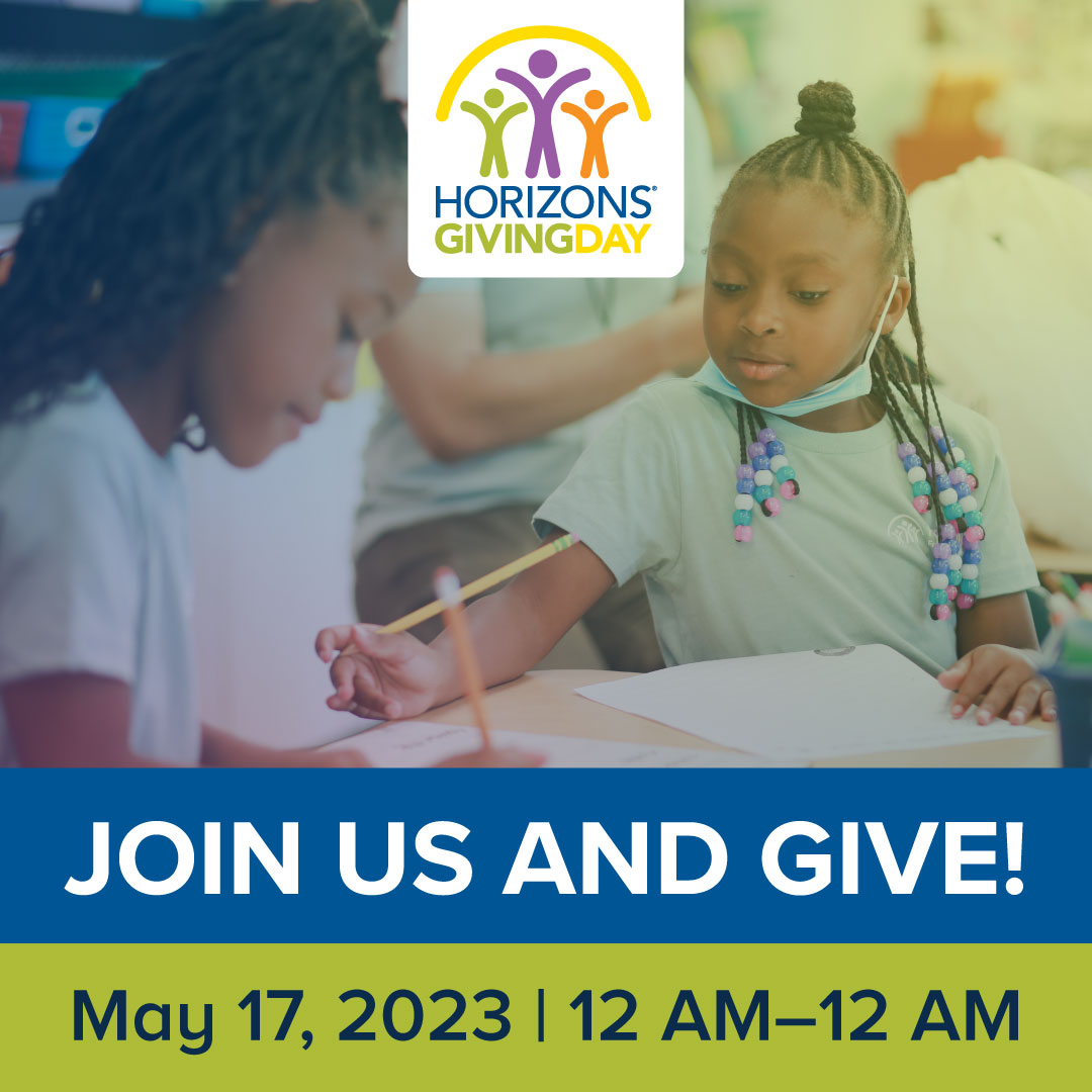 #HorizonsGivingDay is just 2 days away! Horizons at St. Richard's is ready for a fun-filled summer of joyful learning &amp; community building. Your support helps make our work possible. Join us on May 17 for #HorizonsGivingDay to make this our best year yet! buff.ly/3bbOayi