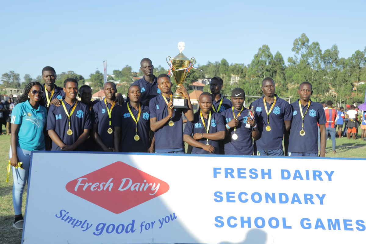 Fresh Dairy Secondary School Games 2023
🏀Boys Basketball Champions  
📸Overall winners are Buddo S.S.S
We salute the more than 423,000students who have taken part in the #FreshDairygames in Mbarara
#DrinkMilk4GoodHealth #1YoghurtADay #AlwaysRefreshed
 #ForSchoolSportsForBetter